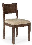 Silla de comedor acabado oscuro