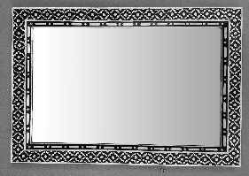 Espejo rectangular de nácar