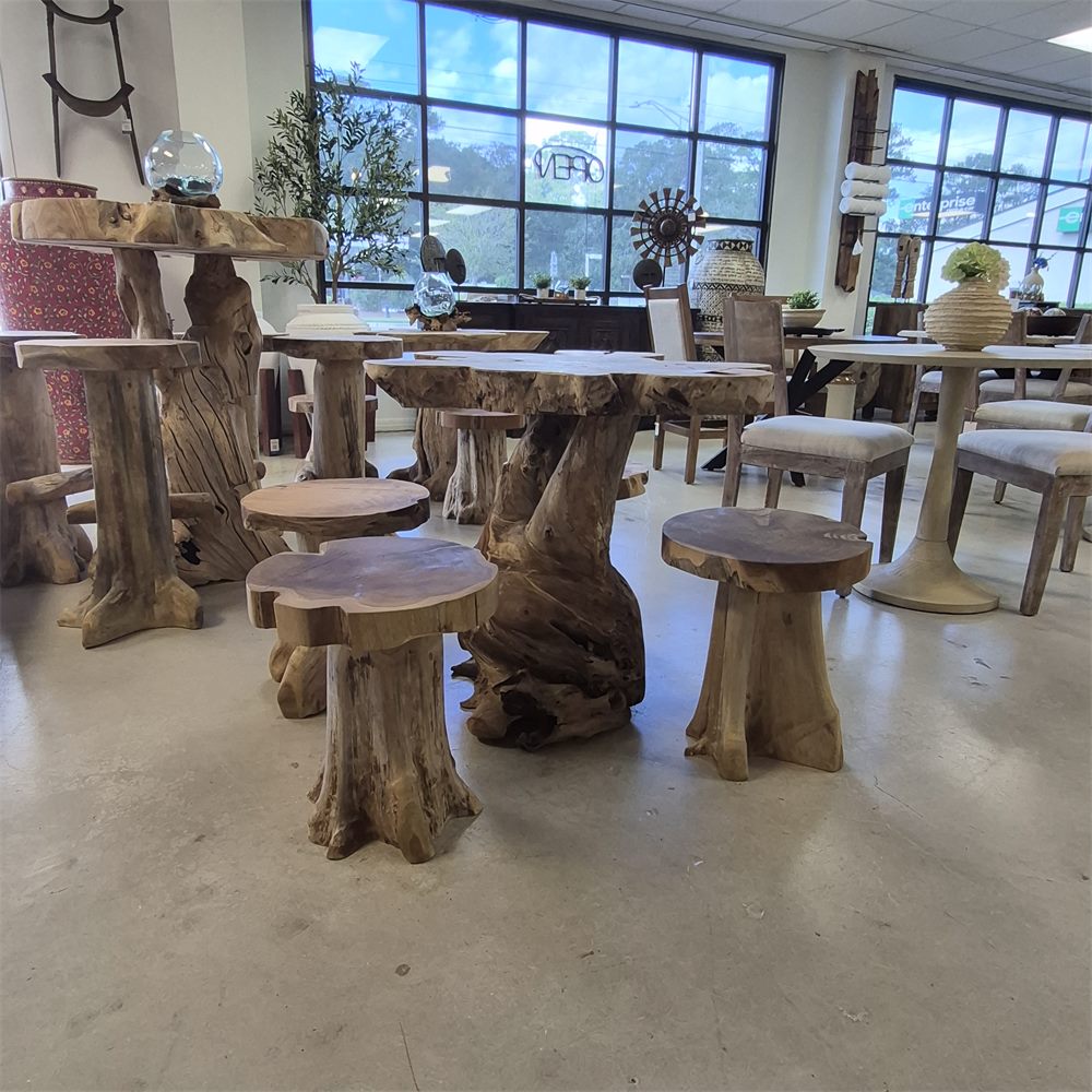 Mushroom Table with 4 stools - Top