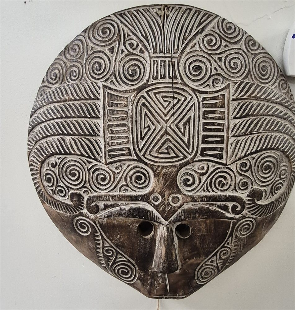 Balinese Round Mask - Front