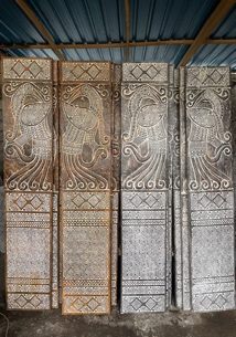 Juego de paneles de pájaros de Bali/