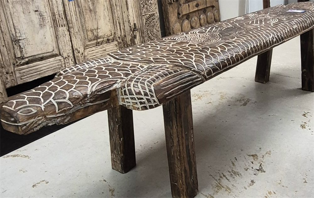 Bali Turtle Bench - Front