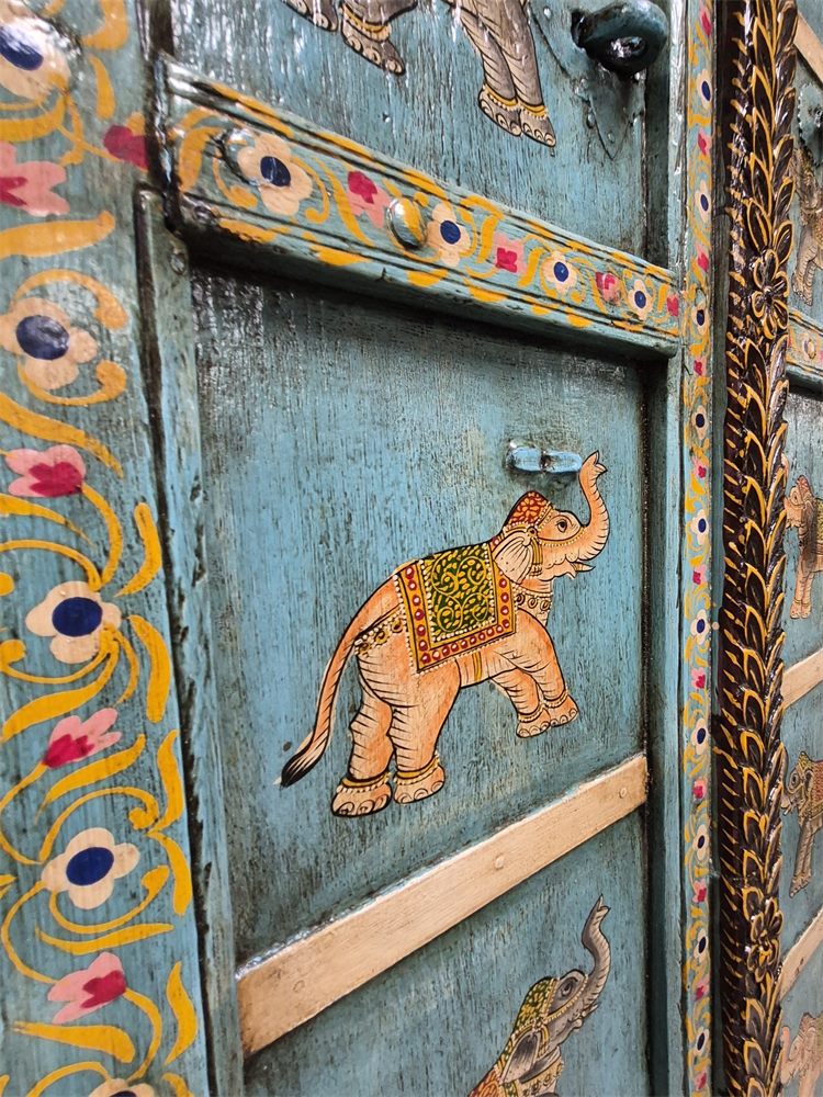 Painted Old Door - Left