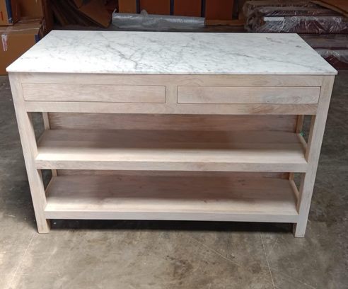 Console with Marble