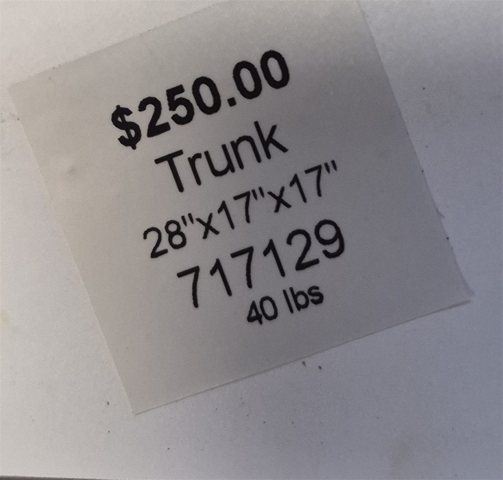 Trunk - Back
