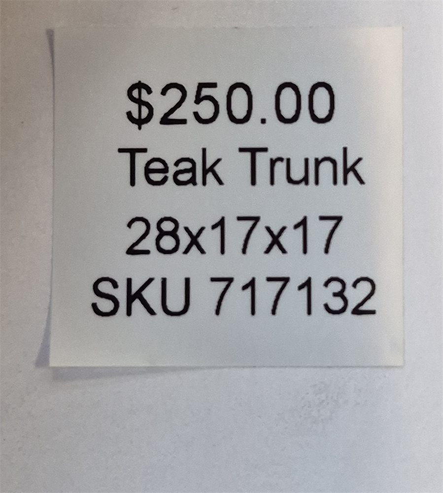 Teak Trunk - Top