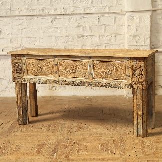 Teak Console Table