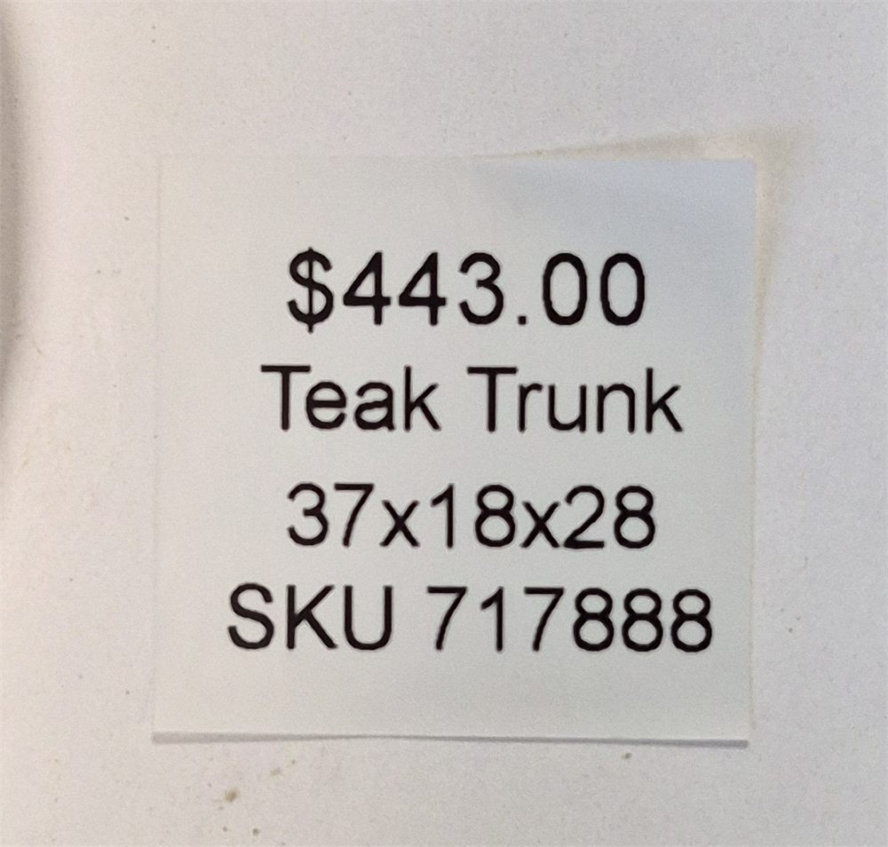 Teak Trunk - Top