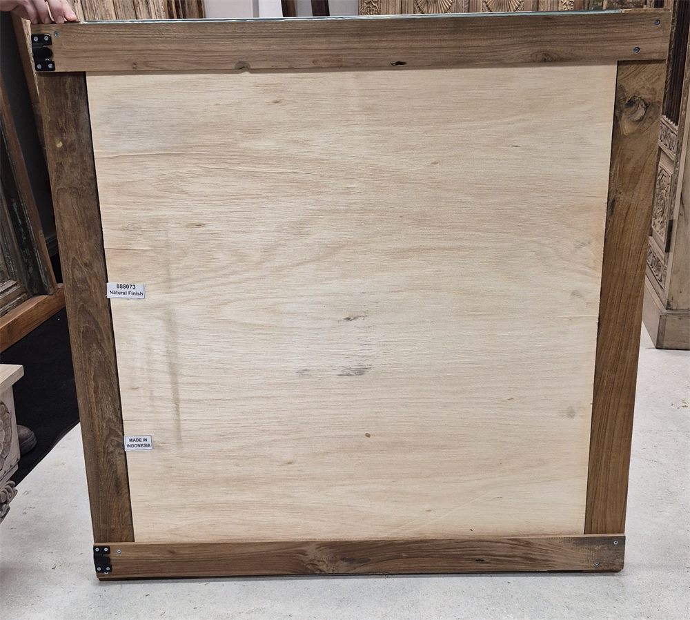 Teak Mirror MF - V - Back