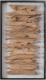 Decoración de pared de teca WD-BMR25 RECT