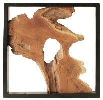 Decoración de pared de teca DG18 S