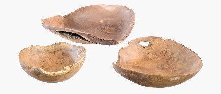 Tazón de teca