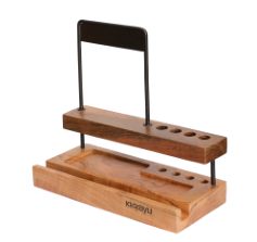 Soporte de escritorio de teca
