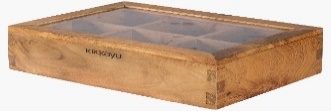 Caja de té de teca