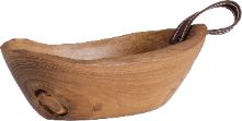 Tazón de teca con correa KBW-4 XS LT